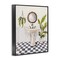 Stupell Industries Crisp Bathroom with Plants Framed Giclee Wall Art Design by Silvia Vassileva